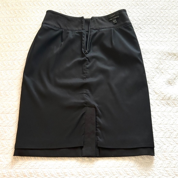 J.Crew No.2 Pencil Skirt in Stretch Cotton Blend Black Size 4 (fits like Size 6) - Picture 9 of 12